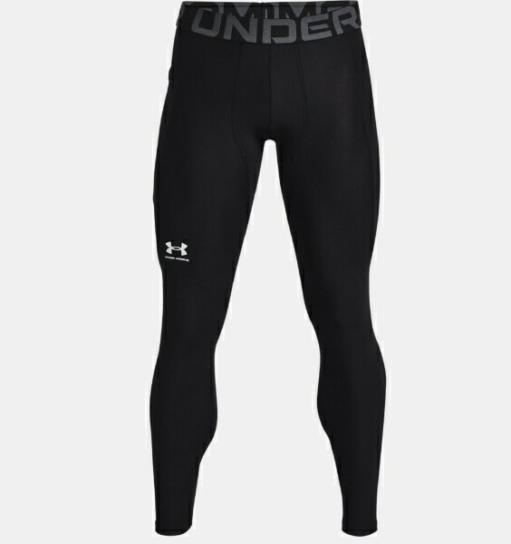 楽天楽天ビック（ビックカメラ×楽天）アンダーアーマー｜UNDER ARMOUR メンズ UAヒートギアアーマー レギンス UA HG Armour Leggings（LGサイズ/Black×White） 1361586