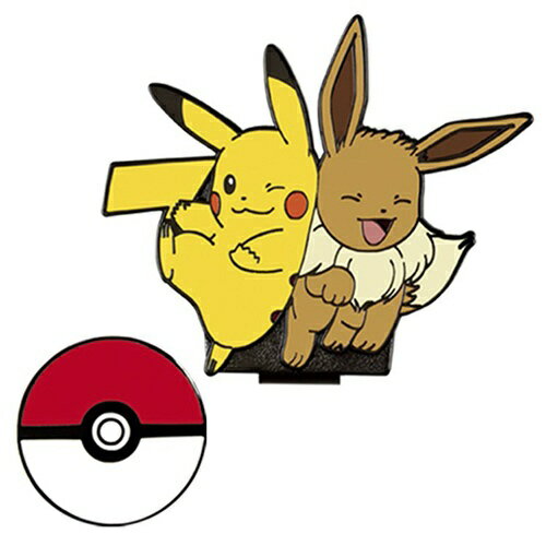 LYNX｜リンクス ゴルフマーカー ポケットモンスターピカチュウ & イーブイ(マーカー：約30×30mm・台座：約50×45mm)PMM002