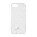 マイケル・コース スマホケース レディース マイケルコース｜MICHAEL KORS MICHAEL KORS - IML Case Signature for iPhone SE （第3世代）/iPhone SE （第2世代） [ White ] MICHAEL KORS マイケルコース