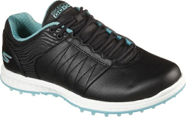 スケッチャーズ｜SKECHERS 23.5cm ウィメンズ SKECHERS GO GOLF PIVOT(ブラック×ブルー) 123009 BKTQ【返品交換不可】