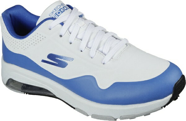スケッチャーズ｜SKECHERS 26.0cm メンズ SKECHERS GO GOLF SKECH-AIR - DOS(ホワイト×ブルー) 214015 WHBL【返品交換不可】