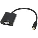 O[nEXbGREEN HOUSE fϊA_v^ [miniDisplayPort IXX VGA] ubN GH-MDAVGA15-BK [miniDisplayPortVGA]