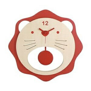 イシグロ｜ISHIGURO 木製振リ子時計　ライオン 31222