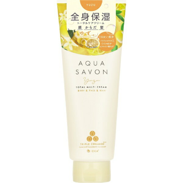 アクアシャボン｜AQUA SAVON トータルマルチクリーム（22a） 230g ゆずの香り