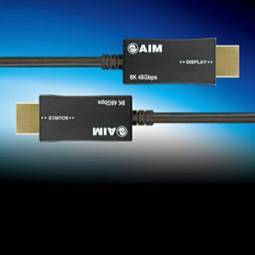 エイム電子｜AIM 15m HDMIレーザーケーブル AIM ブラック LS-U15 [15m /HDMI⇔HDMI]