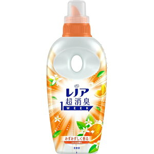 P&G｜ピーアンドジー Lenor（レノア）超消臭1week 本体 530mL みずみずしく香るシトラスの香り