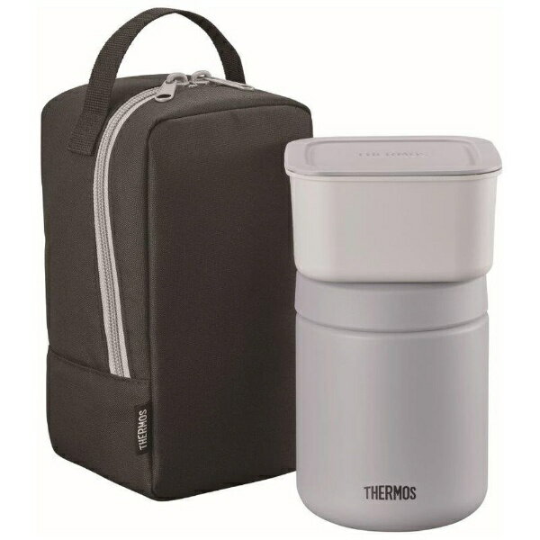 サーモス｜THERMOS 真空断熱スープランチセット［丸型容器400ml/スープジャー400mlセット］ ブラックグレー JBY-801-BKGY【rb_cooking_cpn】 2