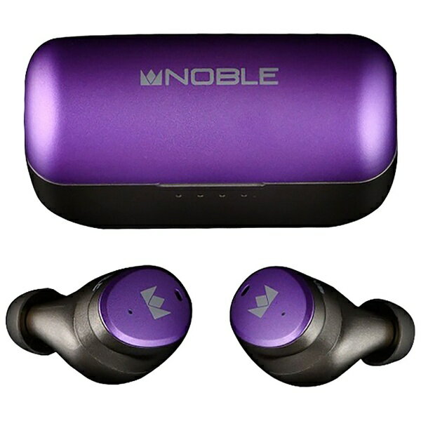 Noble Audio｜ノーブルオーディオ フルワイヤレスイヤホン FoKus H-ANC Purple NOB-FOKUSHANC-P ワイヤレス(左右分離) /ノイズキャンセリング対応 /Bluetooth対応 【rb_audio_cpn】