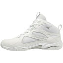 mizuno|ミズノ 29.0cm 男女兼用 フィットネスシューズ ウエーブダイバースLG4 WAVE DIVERSE LG4 幅:2E相当(ホワイト×シルバー...
