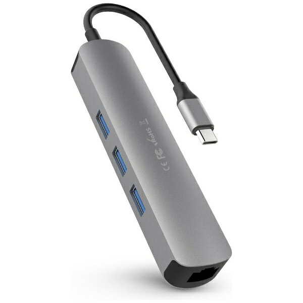 HYPERåϥѡ USB-C ᥹ HDMI / LAN / USB-Ax3 / USB-CUSB PDб 60W ɥå󥰥ơ 졼 HP15582 [USB Power Deliveryб]