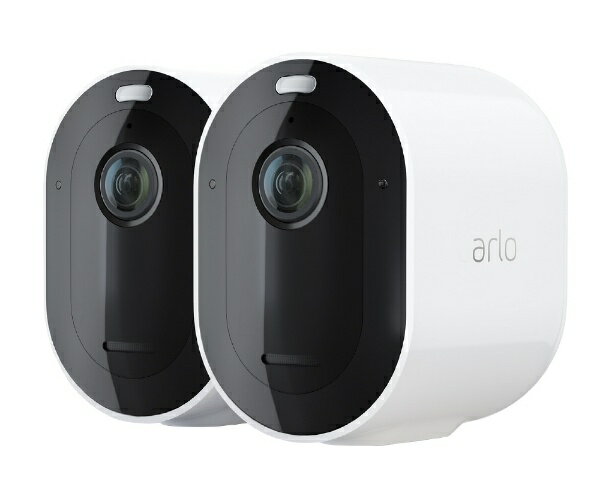 【エントリーで2倍pt(5/20まで)】 Arlo｜アーロ Arlo Pro 4スポットライトワイヤレスセキュリティカメラ 2台セット VMC4250P-100APS 無線 /暗視対応 /屋外対応