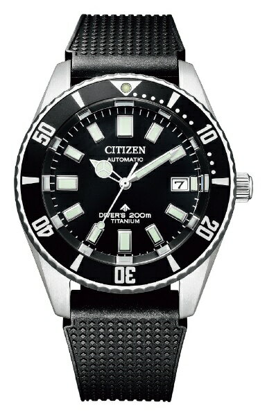 【エントリーで2倍pt(5/20まで)】 シチズン｜CITIZEN PROMASTER（プロマスター） メカニカルダイバー200m MARINEシリーズ 文字盤：ブラック/バンド材質：ウレタン NB6021-17E