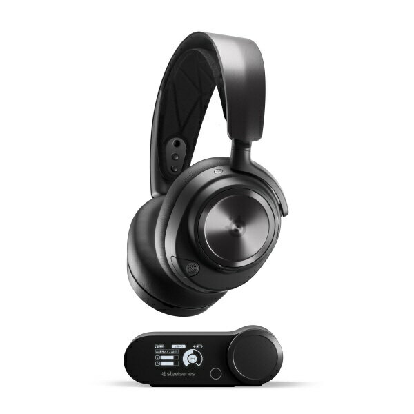 【エントリーで2倍pt(5/20まで)】 SteelSeries｜スティールシリーズ ゲーミングヘッドセット Arctis Nova Pro Wireless ブラック 61520J ワイヤレス（Bluetooth＋USB） /両耳 /ヘッドバンドタイプ