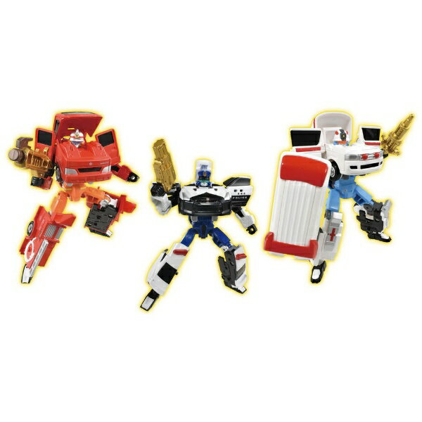 タカラトミー｜TAKARA TOMY トミカヒーローズ トミカ ジョブレイバー 警察消防救急DXセット【rb_toy_cpn】のサムネイル