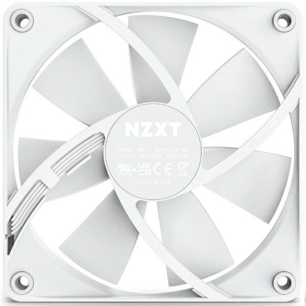 NZXTḁ̊åȥåƥ ե [120mm /1800RPM] F Series Static Pressure Fans ۥ磻 RF-P12SF-W1