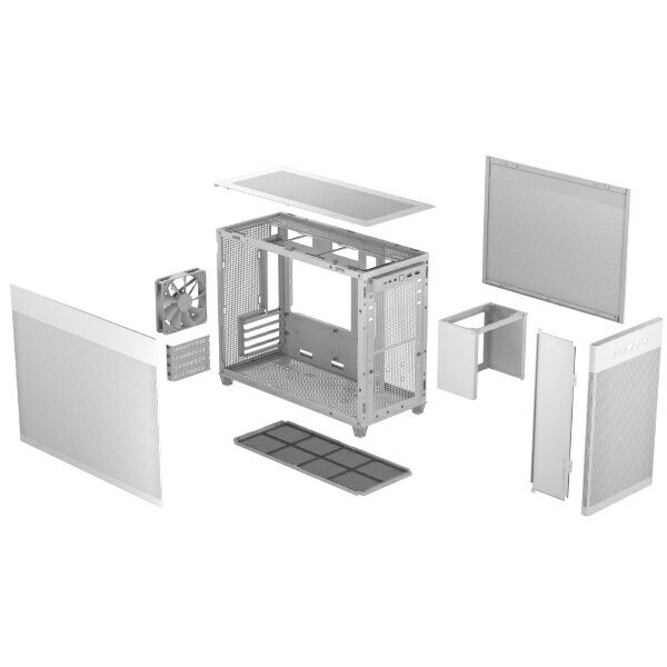 �ڥ���ȥ꡼�Ǻ���2���ݥ�����������1/20�ޤǡ� ASUS�å��������� ASUS Prime AP201 MicroATX Case MESH WHITE EDITION AP201/PRIME/CASE/MESH/WHITE