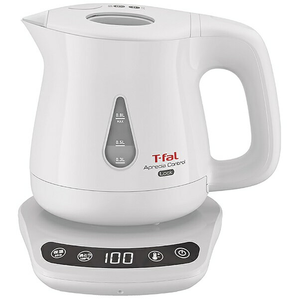 ティファール アプレシア T-fal｜ティファール アプレシア ロック コントロール ホワイト KO8401JP [0.8L]【rb_cooking_cpn】