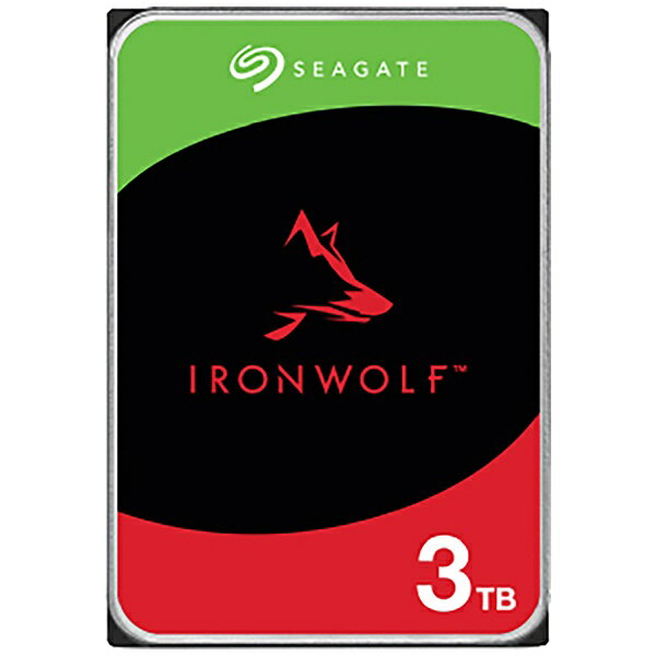 SEAGATE｜シーゲート ST3000VN006 内蔵HDD SATA接続 IronWolf(NAS用)キャッシュ256MB 3TB /3.5インチ