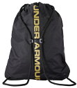 アンダーアーマー｜UNDER ARMOUR UAオージー サックパック UA OZSEE SACKPACK(W35cm×H46cm/Black×MetallicGold) 1240539