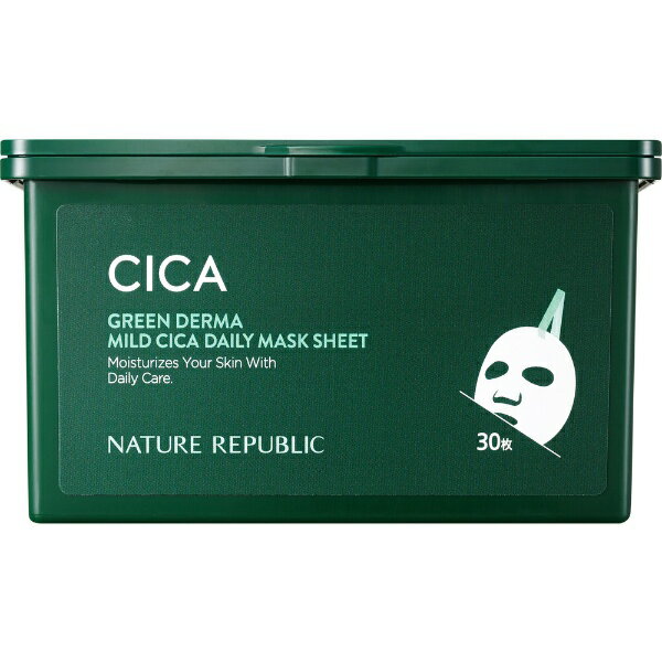 ネイチャーリパブリック｜NATURE REPUBLIC グリーンダーマ CICAデイリーシートマスク 30枚入（350mL）