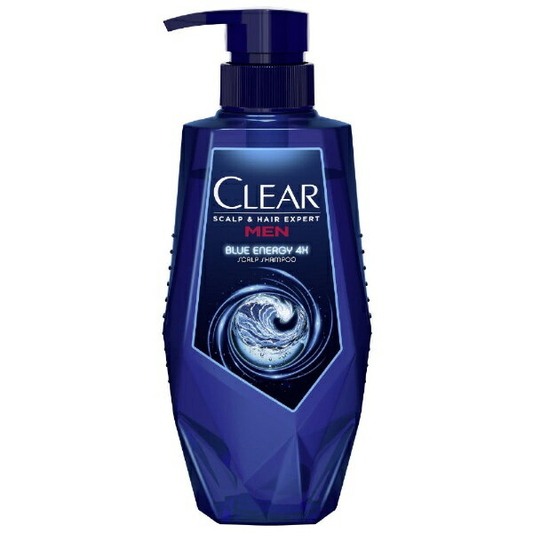 ユニリーバJCM｜Unilever CLEAR（クリア）ブルーエナジー 4x スカルプシャンプー ポンプ 350g