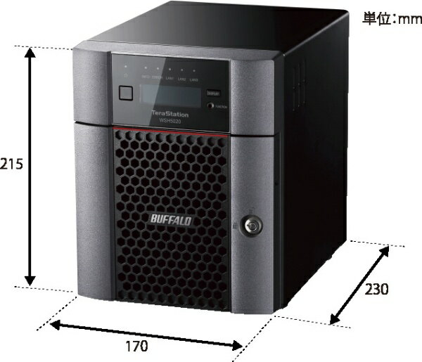 �ڥ���ȥ꡼�Ǻ���2���ݥ�����������1/20�ޤǡ� BUFFALO�åХåե����� NAS [4TB��� /4�٥�] �ϡ��ɥ�����RAID��� TeraStation / Windows Server IoT 2022 for Storage Standard WSH5420DN04S2