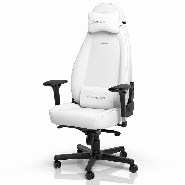 noblechairsåΡ֥ ߥ󥰥 [W670xD570xH12551320mm] ICON - WHITE EDITION ԥ奢ۥ磻 NBL-ICN-PU-WED-SGL