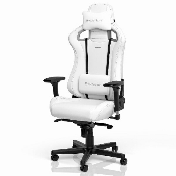  noblechairs｜ノーブルチェアーズ ゲーミングチェア  EPIC - WHITE EDITION ピュアホワイト NBL-EPC-PU-WED-SGL