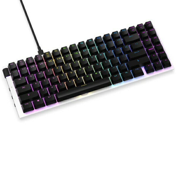 NZXT｜エヌゼットエックスティー ゲーミングキーボード Function Mini TKL ホワイト KB-175US-WR [有線 /USB]