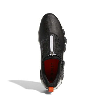 アディダス|adidas 26.5cm メンズ ゴルフシューズ コードカオス22 BOA EE相当(コアブラック×ダークシルバーメタリック×インパクトオレンジ) LVL63