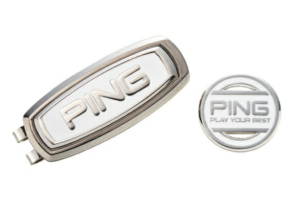 ピン｜PING ベルトクリップ マーカー ホワイト AC-U2202