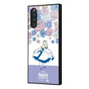 イングレム｜Ingrem Xperia 10 III Lite / 10 III /『ディズニーキャラクター』/耐衝撃ハイブリッドケース KAKU アリス_フラワー IQ-DXP10M3K3TB/AC5