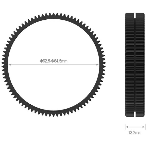 SmallRig｜スモールリグ Φ62.5-Φ64.5 シームレスフォーカスギアリング SR3291