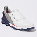 フットジョイ｜FootJoy 26.0cm メンズ ゴルフシューズ MEN’S ツアーアルファ BOA TOUR ALPHA BOA W：3E相当(ホワイト×ネイビー×レッド) 53375