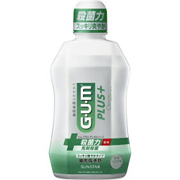 サンスター｜SUNSTAR G・U・M ガム・プラス デンタルリンス スッキリ爽やかタイプ 450mL