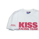 KIJIMA|キジマ KISS Racing Team Tシャツ M ホワイト K1345W06