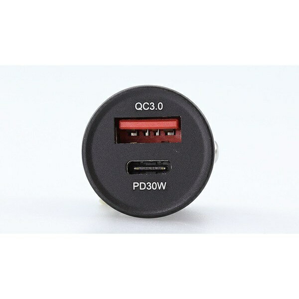 KIJIMA�å����� USB�Ѵ������ץ��� 12V�����������åȥ����� 2�ݡ��� ������A��������C 304-6222