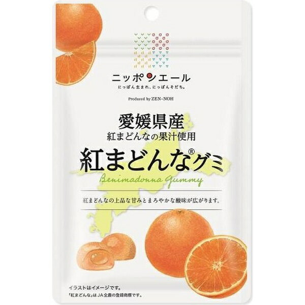 全国農協食品｜ZEN-NOH Foods 愛媛県産紅まどんな グミ 40g 愛媛県産紅まどんな biccamera-15412542 楽天ビック(ビックカメラ×楽天) パッケージ画像