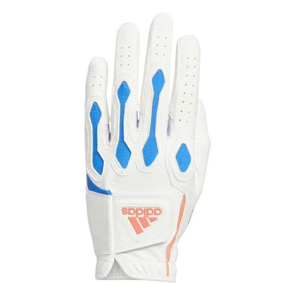 アディダス｜adidas 【メンズ 左手着用(右利き用)】ゴルフグローブ マルチフィット360 グローブ (23cm/ホワイト×ブルーラッシュ×ターボ) II917【返品交換不可】