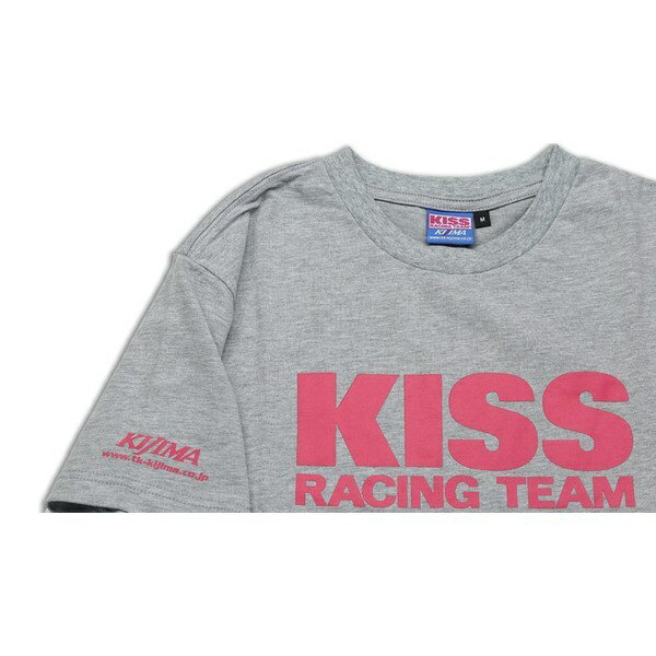 KIJIMA｜キジマ KISS　Racing Team Tシャツ　M グレー K1345G06