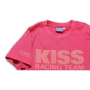 KIJIMA|キジマ KISS Racing Team Tシャツ レディースS ピンク K1345P04