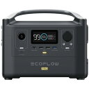 エコフロー｜EcoFlow ポータブル電源 720Wh /9出力 /AC DC充電 ソーラー(別売) RIVER Pro(リバープロ) EFRIVER600PRO-JP