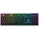 RAZER｜レイザー ゲーミングキーボード DeathStalker V2 Pro(赤軸 英語配列) ブラック RZ03-04360100-R3M1 有線 ワイヤレス /Bluetooth USB