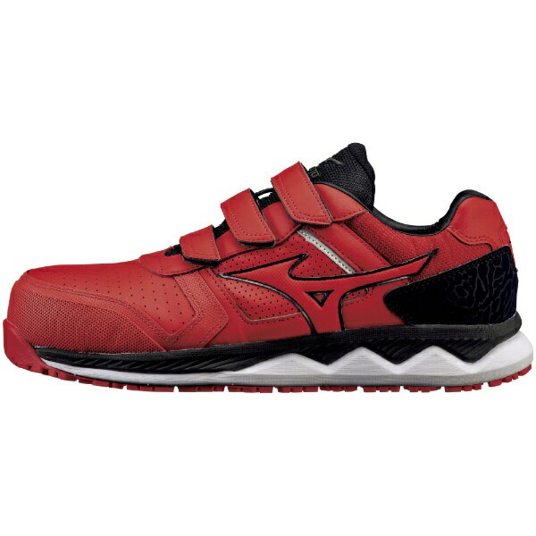 安全靴 レッド×ブラック JSAA・普通作業用 A種 ミズノ｜mizuno