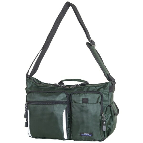 SCENE｜シーン 舟形ショルダーバッグ SCENE（シーン） カーキ SN-12262-KH