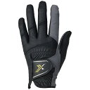 ダンロップ スリクソン|DUNLOP SRIXON 【メンズ 左手着用(右利き用)】 ゴルフグローブ GGG-X018(25.0cm/ブラック)【返品交換不可】