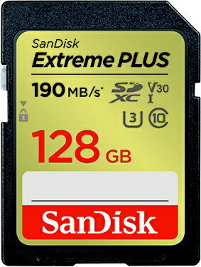 【まとめ買いで最大10 OFFクーポン(5/31まで)】 サンディスク｜SanDisk SanDisk Extreme PLUS SDXC UHS-Iカード 128GB SDSDXWA-128G-JBJCP Class10 /128GB