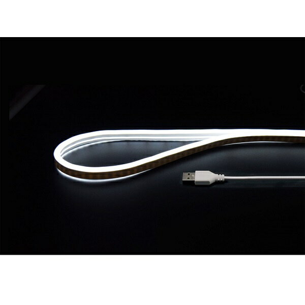 日本トラストテクノロジー｜JTT 〔USB-A電源〕USBネオンチューブライト [2m] ホワイト NEONLT2M-WH