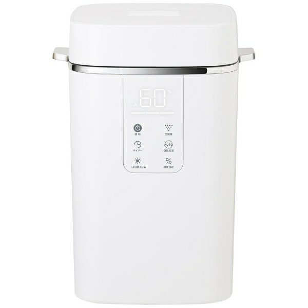 シィーネット｜C:NET 上部給水湿度センサースチーム加湿器 ホワイト CDKNX302WH [スチーム式]のサムネイル