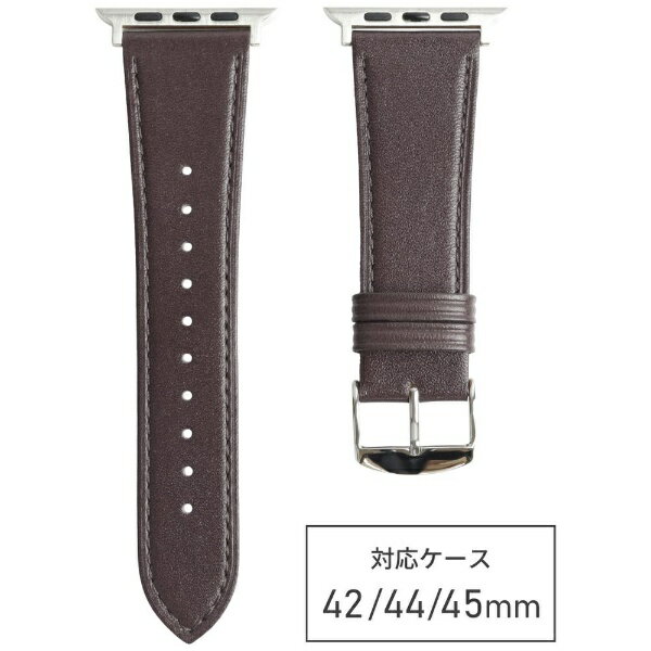 Other - バンビ｜BAMBI Apple Watch（アップルウォッチ）対応バンド 本革 スタンダードレザー 【対応ケースサイズ：49/46/45/44/42mm】 ダークブラウン RWC028BW